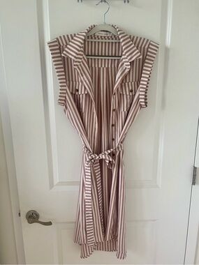 Bishop + Young striped sleeveless dress